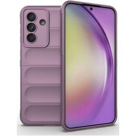 Mobigear Bumpy Coque Samsung Galaxy A56 Coque arrière en TPU Souple - Violet