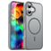 Mobigear Shockproof iPhone 17 MagSafe Plastique rigide Coque arrière - Gris