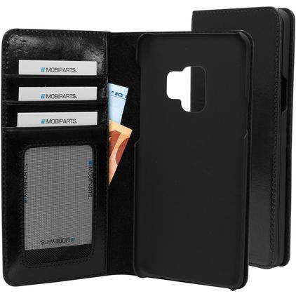 Mobiparts Excellent Wallet Samsung Galaxy S9 Étui Portefeuille - Jade Black
