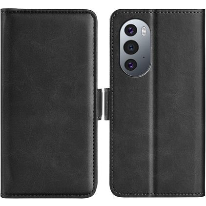 Mobigear Slim Magnet Housse Motorola Edge X30 Etui Porte-Monnaie - Noir