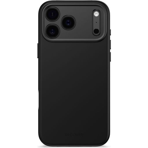 Decoded Coque iPhone 17 Pro Max Coque arrière en Silicone - Phantom Black