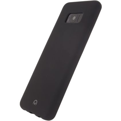 Mobilize Rubber Gelly Samsung Galaxy S8 Plus TPU souple Coque arrière - Noir