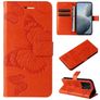 Mobigear Butterfly Housse Xiaomi 14T Etui Porte-Monnaie - Orange