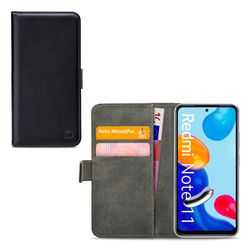 Mobilize Classic Gelly Wallet Housse Xiaomi Redmi Note 10 4G Etui Porte-Monnaie - Noir