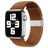 Mobigear Braided Bracelet Nylon Apple Watch Fermeture à pince - 49/46/45/44 mm - Marron