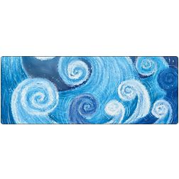 Mobigear Anti-Slip - Tapis de souris - 40 x 90 CM - Waves