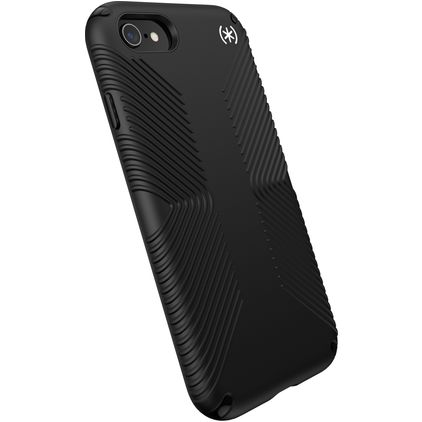 Speck Presidio2 Grip Coque iPhone 8 Coque arrière Rigide Anti-Chocs - Noir