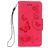Mobigear Butterfly Housse iPhone X Etui Porte-Monnaie - Rouge