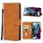 Mobigear Wallet Housse Motorola Edge S30 Etui Porte-Monnaie - Marron
