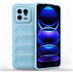 Mobigear Bumpy Coque Xiaomi 13 Coque arrière en TPU Souple - Bleu