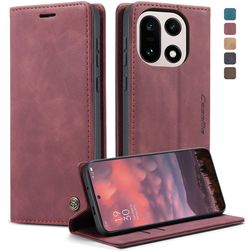 CaseMe 013 Housse OnePlus 15 Etui Porte-Monnaie - Rouge