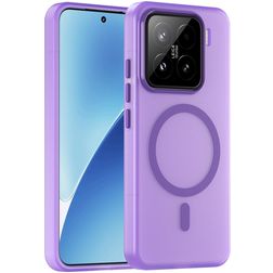 Mobigear Shockproof Xiaomi 15 MagSafe Plastique rigide Coque arrière - Violet