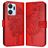 Mobigear Butterfly HONOR X7A Étui Portefeuille - Rouge