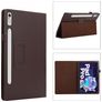Mobigear Classic Lenovo Tab P11 Pro Gen 2 Étui + Porte-stylet - Marron