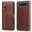Mobigear Zipper Housse iPhone Air Etui Porte-Monnaie - Marron