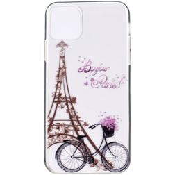 Mobigear Design iPhone 12 Pro Max TPU souple Coque arrière - tour Eiffel
