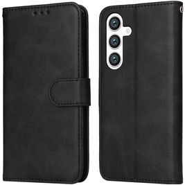 Mobigear Wallet Housse Samsung Galaxy S24 Plus Etui Porte-Monnaie - Noir