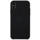 Mobigear Rubber Touch Coque iPhone XS Coque arrière en Silicone - Noir
