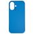Nudient Base Coque iPhone 16 Plus Coque arrière en Silicone - Vibrant Blue