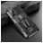 Mobigear Armor Stand Samsung Galaxy A52 Plastique rigide Coque arrière Antichoc avec béquille - Noir