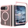 Mobigear Shockproof Coque iPhone Duo MagSafe Coque arrière Rigide - Rose
