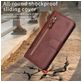 Mobigear Zipper Housse iPhone 17 Etui Porte-Monnaie - Marron
