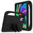 Mobigear AeroArmor Coque Lenovo Tab P12 Coque de tablette pour enfants avec Poignée Enfants en EVA + Porte-crayon - Noir