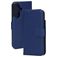 Mobiparts Samsung Galaxy A26 Cuir véritable Étui Portefeuille - Bleu