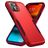 Mobigear Heavy Armor Coque iPhone 14 Plus Coque arrière Rigide Anti-Chocs - Rouge