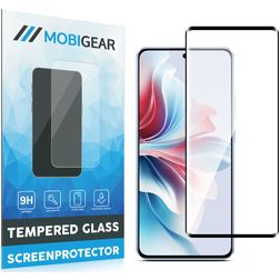 Mobigear Premium OPPO Reno 11F Verre trempé Protection d'écran - Compatible coque - Noir