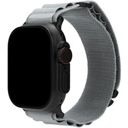 Mobilize Alpine Bracelet Nylon Apple Watch Fermeture boucle ardillon - 42/41/40/38 mm - Light Grey