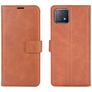 Mobigear Wallet Housse OPPO A73 5G Etui Porte-Monnaie - Marron