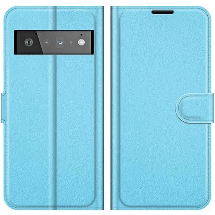 Mobigear Classic Housse Google Pixel 6 Pro Etui Porte-Monnaie - Bleu