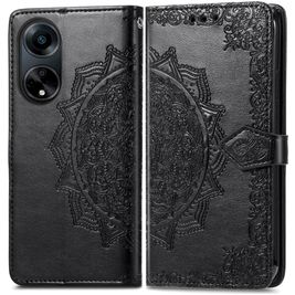 Mobigear Dreamcatcher Housse OPPO A98 Etui Porte-Monnaie - Noir