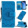 Mobigear Sunflower Housse iPhone 11 Pro Etui Porte-Monnaie - Bleu