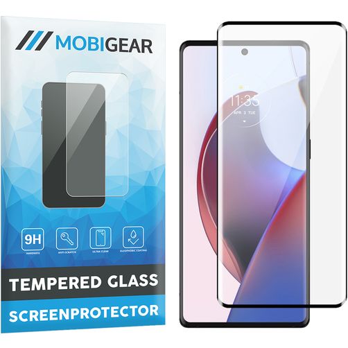 Mobigear Premium Motorola Edge 30 Ultra Verre trempé Protection d'écran - Compatible coque - Noir