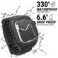 Catalyst Waterproof Case Bracelet Silicone Apple Watch - 45 mm Fermeture boucle ardillon - Noir