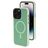 Mobiparts Hardcover Coque iPhone 14 Pro Max MagSafe Coque arrière Rigide - Satin Light Green