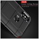 Mobigear Rugged Shield Coque Xiaomi Redmi Note 6 Pro Coque arrière en TPU Souple Anti-Chocs - Marron