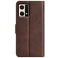 Mobigear Slim Magnet Housse OPPO Reno 7 4G Etui Porte-Monnaie - Marron