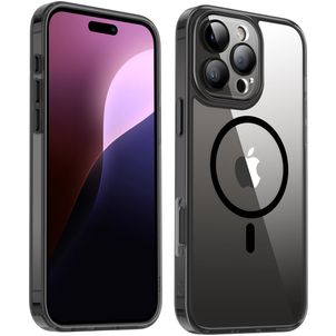 Valenta Trend Coque iPhone 16 Pro Max MagSafe Coque arrière Rigide - Noir