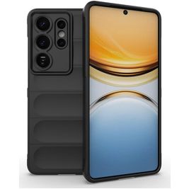 Mobigear Bumpy Coque Samsung Galaxy S26 Ultra Coque arrière en TPU Souple - Noir