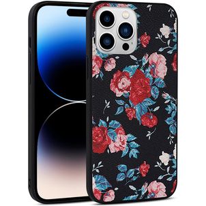 Mobigear Flowers Coque iPhone 14 Pro Coque arrière Rigide - Model 2