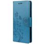 Mobigear Flowers Housse Samsung Galaxy A53 Etui Porte-Monnaie - Bleu