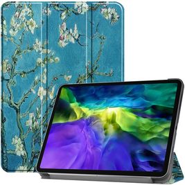Mobigear Tri-Fold Coque iPad Pro 11 Pouces (2022) Etui - Fleurs d'amande