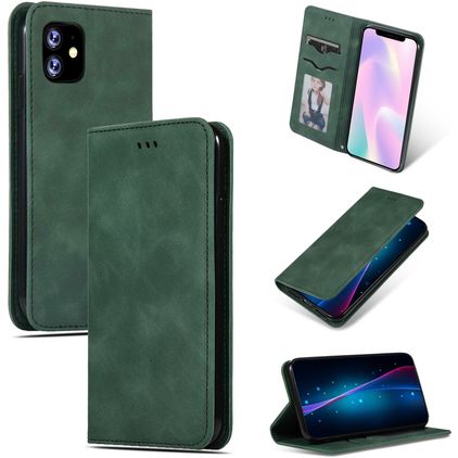 Mobigear Retro Slim iPhone 11 Étui - Vert