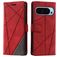 Mobigear Rhombus Housse Google Pixel 9 Pro Etui Porte-Monnaie - Rouge