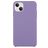 Mobigear Rubber Touch Coque iPhone 15 Plus Coque arrière en Silicone - Violet