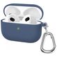 Mobigear Classic Coque Apple AirPods 3 Coque en Silicone Souple - Bleu