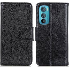 Mobigear Classy Housse Motorola Edge 30 Etui Porte-Monnaie - Noir